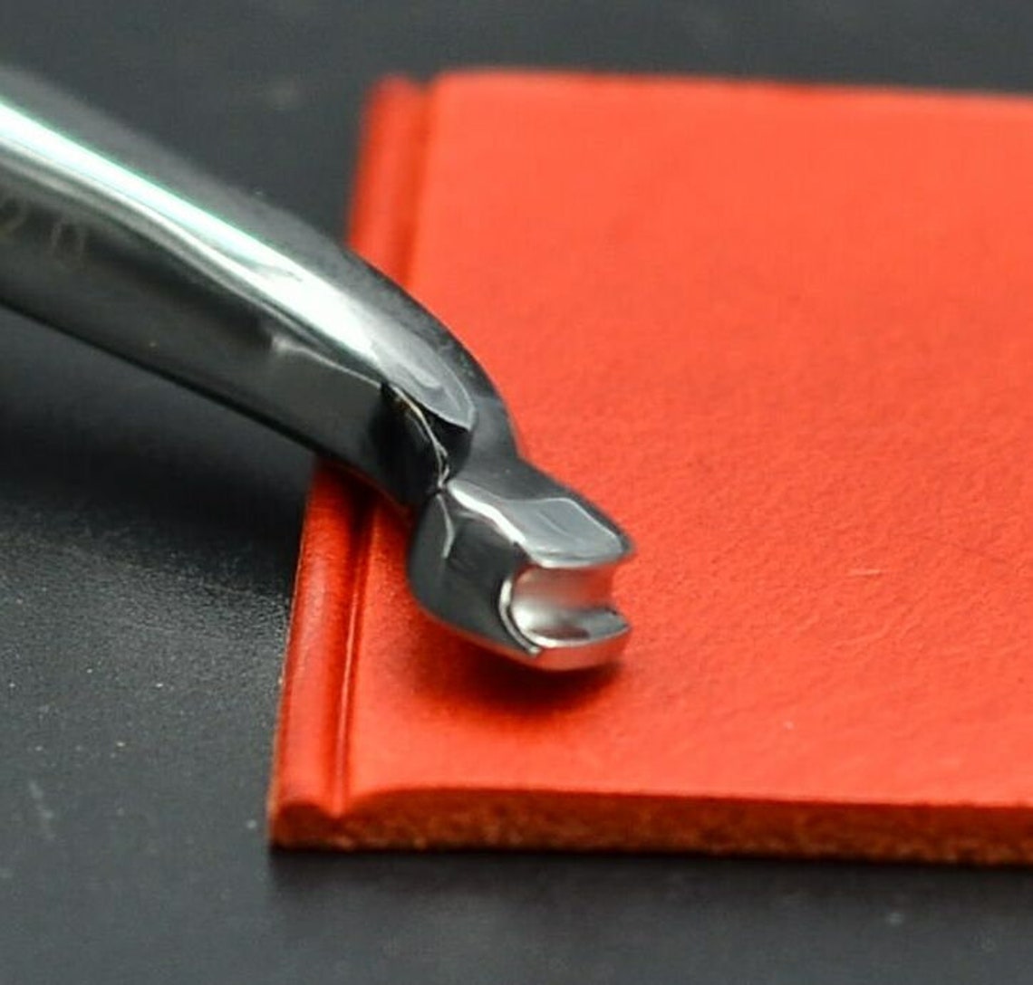 Edge Creaser Ebony Handle Leather Edge Creaser Leather Craft Etsy