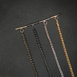 T-Shaped Buckle Chain Strap Handbag Chains Accessories Purse Straps Shoulder Cross Body Replacement Straps