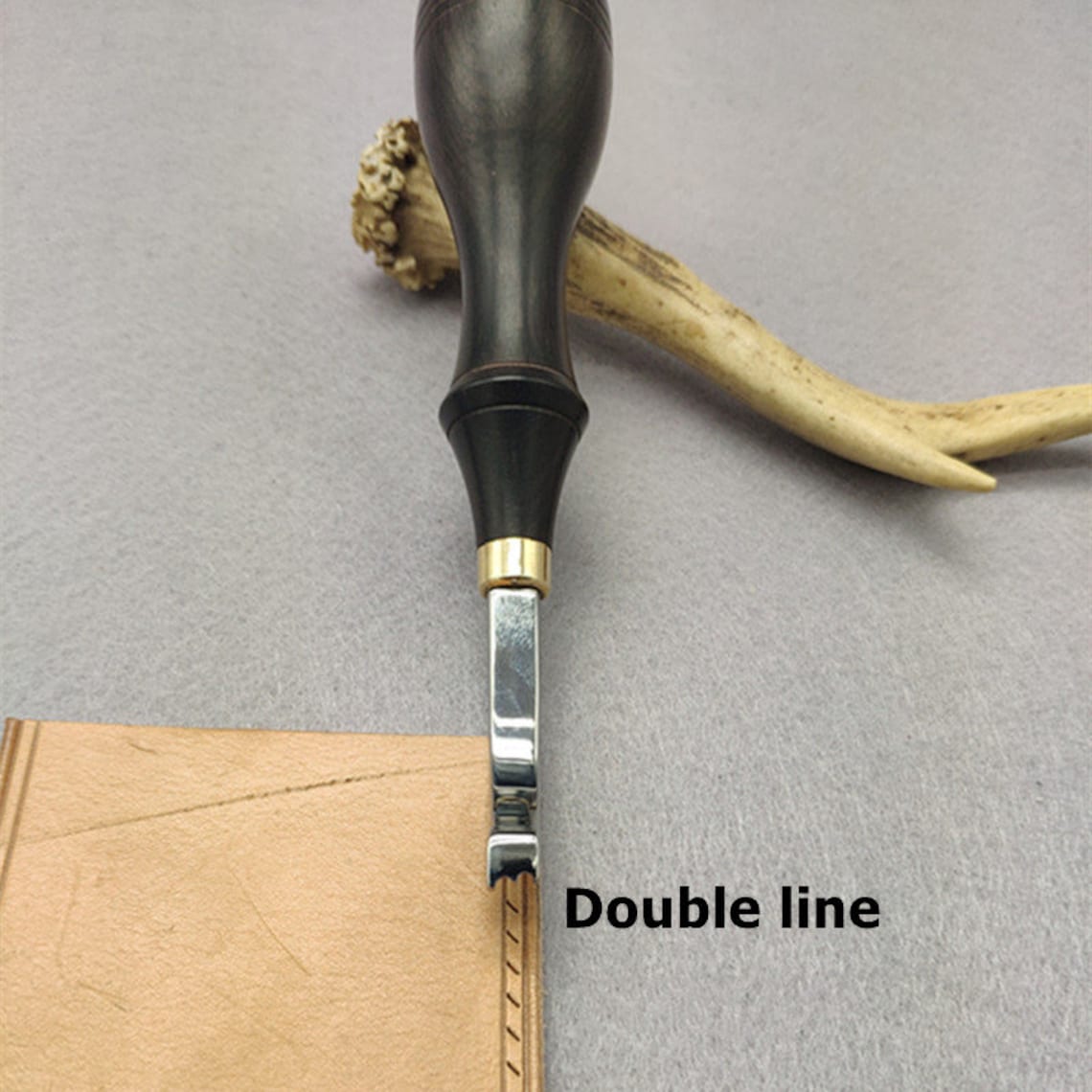 Edge Creaser Ebony Handle Leather Edge Creaser Leather Craft Etsy