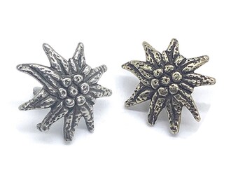 Brass Star Rivets Star Studs Metal Claw Beads Punk Rivets DIY Leather Bags Hats Decoration
