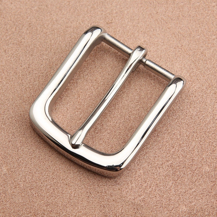 1 1/2" 38 mm Prong Pin Belt Buckle Waist belt buckle Horseshoe Silver Metal 