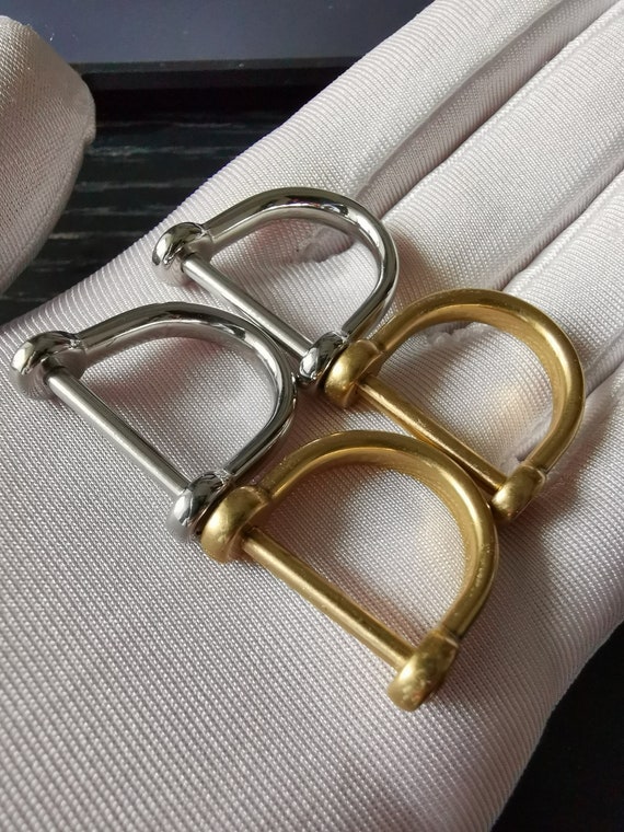 Brass Buckles U Shape D Ring With Screw Pin for Nylon Strap - Etsy