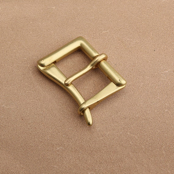 Brass Roller Pin Buckle Solid Brass Quick Release Belt Buckle