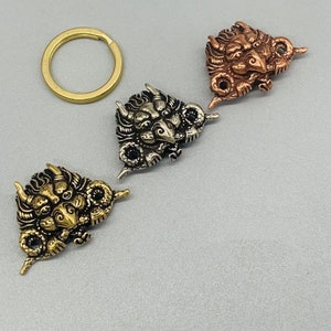 Brass Conchos Screw Back Vintage Roc Bird Head Pattern Decorative Buckle Leather Crafting Accessories