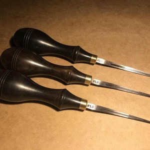 Leather Groover Tool Leather Craft Stitching Skiving Edger Beveler Leather Working Tools 3 Sizes