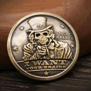 Brass Concho Screw Back Vintage Skull Head Leather Craft Conchos Leather Decorative Buckle for Leather King Biker Wallet Chain Connector