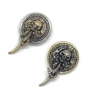 Messing Conchos schroef terug vintage schedel bloem concho lederen lederen decoratieve klinknagel knoppen voor tas riem kleding