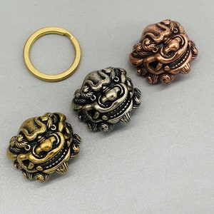 Brass Conchos Screw Back Vintage Lion Head Decorative Buckle Leather Crafting Decoration Accessories