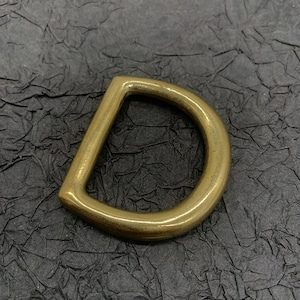 Brass D Rings Non Welded D Ring for Bag Landyard DIY Craft Accessories