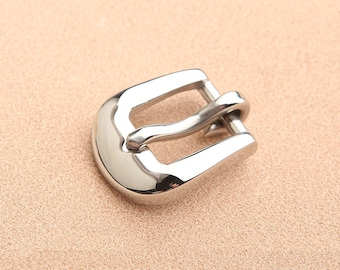 Silver Pin Buckle Solid Single Pin Buckle Belt Pin Buckle Hardware Accessories for Woman's Handbag Belt Replacement