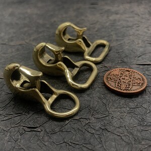 Brass Lobster Claw Clasps with D Rings Keychain Hooks Purse Hardware Lanyard Snap Hooks for Purses Keychain Lanyard Handbags