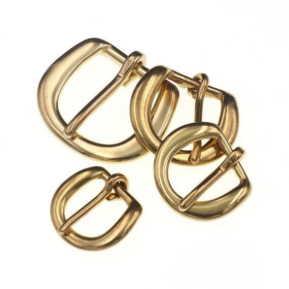 Solid Brass Pin Buckle 38/40mm – Gold – Men's DIY Leathercraft Belt Buckle