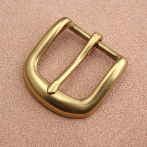Solid Brass Buckles Roller Buckles Belts Hardware Pin Buckle DIY Accessories for Man Woman ( inner diameter: 30 mm)
