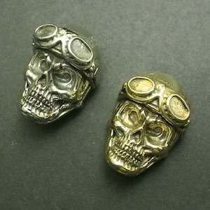 Brass Conchos Screw Back Vintage Skull Head Decorative Buckle Leather Crafting Accessories