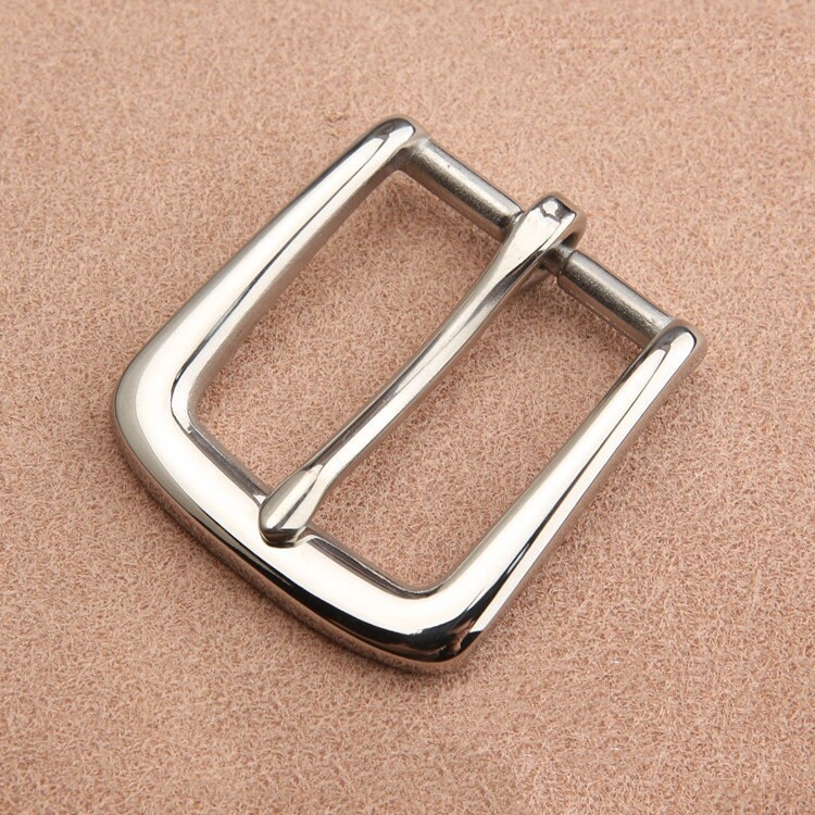 Solid Buckle Stainless Steel Single Prong Square Belt Buckle