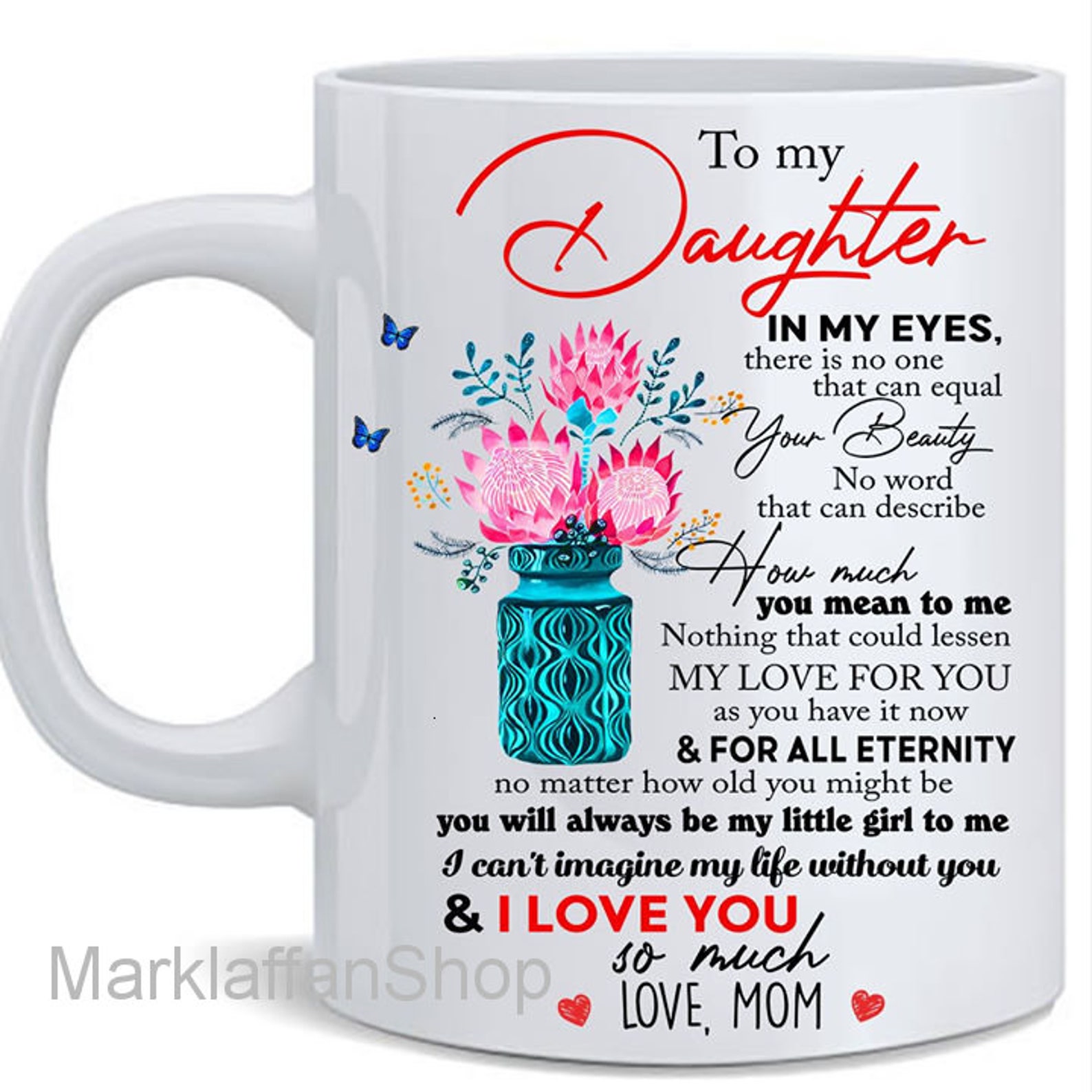 Surprise your daughter mug Personalized To my daughter Mug Etsy