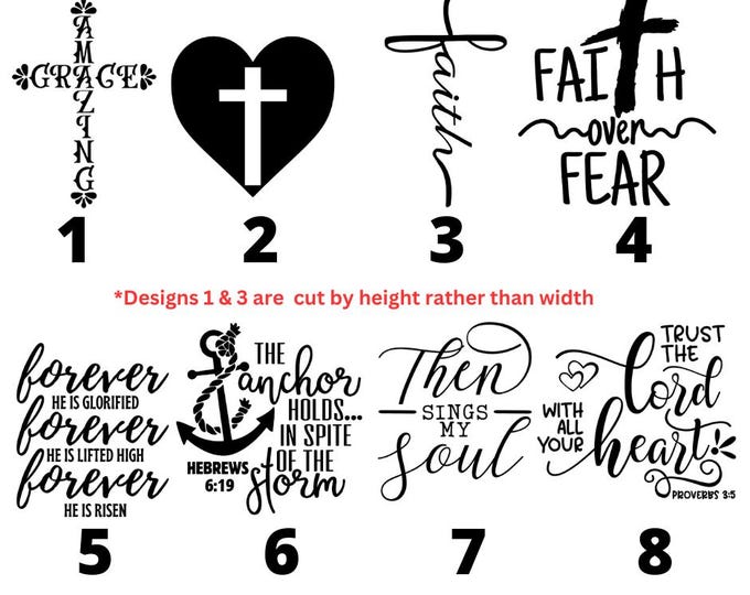 Religious/Christian Permanent Vinyl Decal
