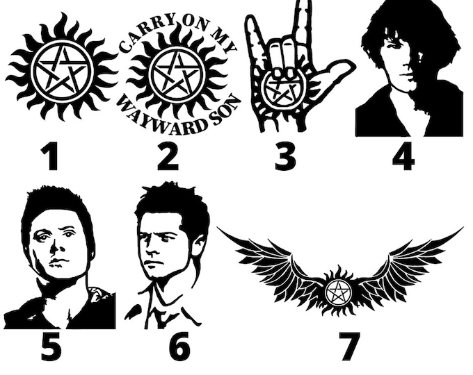 Super - Natural Fandom Permanent Vinyl Decal