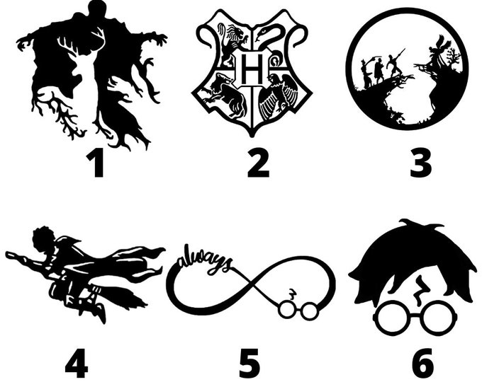 Witch/Wizard Themed Permanent Vinyl Decal