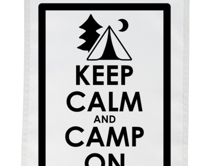 Camping Garden Flag