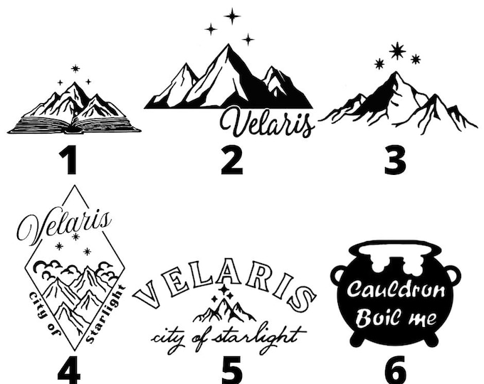 ACOTAR Fandom Permanent Vinyl Decal