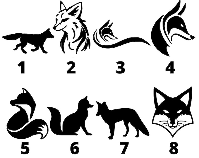 Fox Permanent Vinyl Decal
