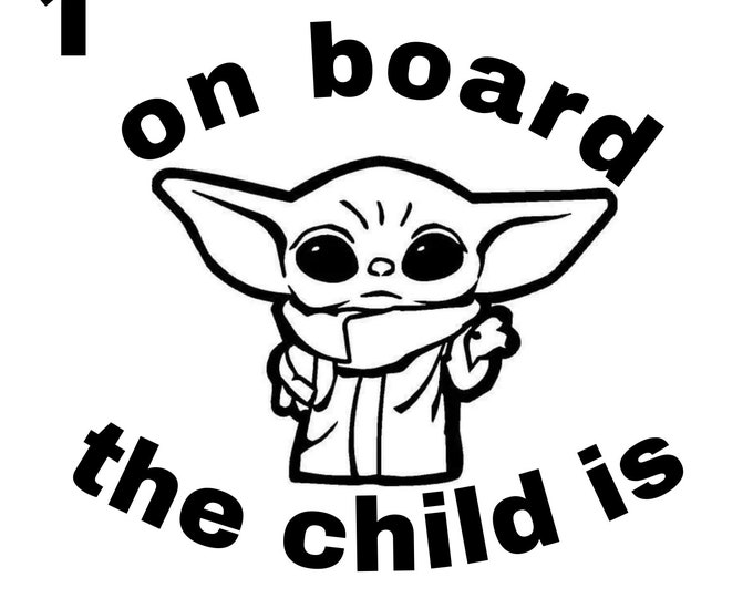 On Board The Child Is Car Decal