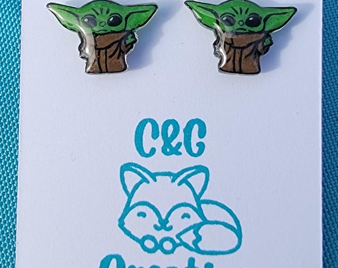 Pop Culture (Various) Acrylic Stud Earrings - Handmade