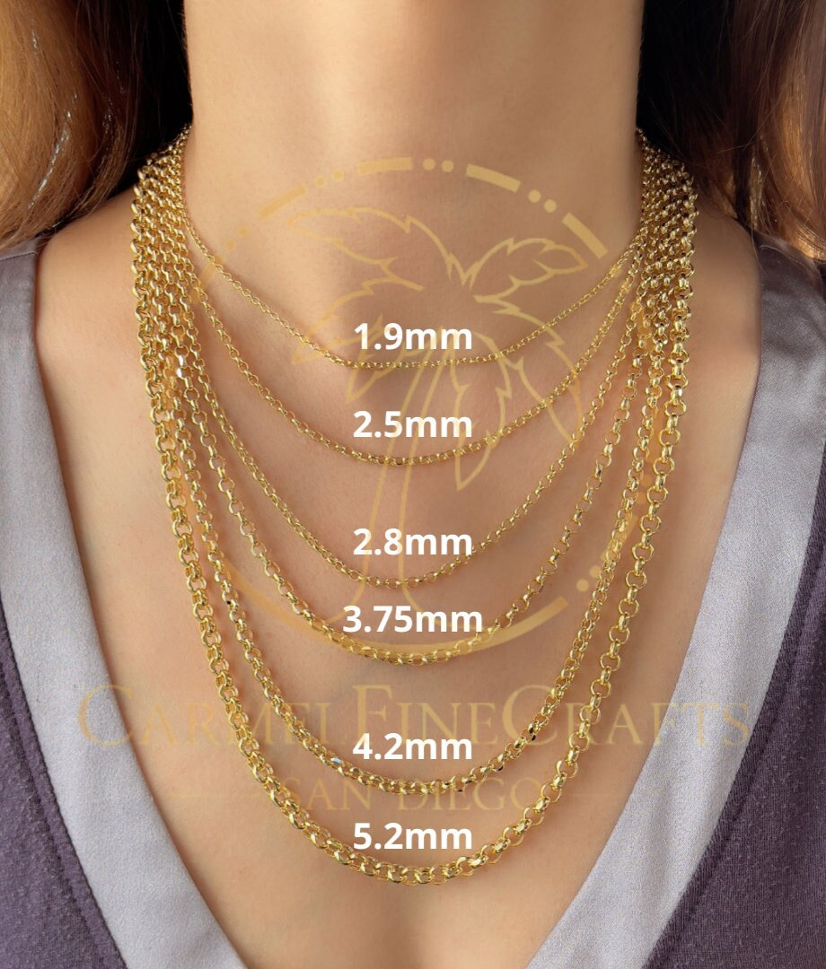 4.5mm Solid Royal Figaro Chain Necklace Bracelet Extender Real 10K Yellow  Gold