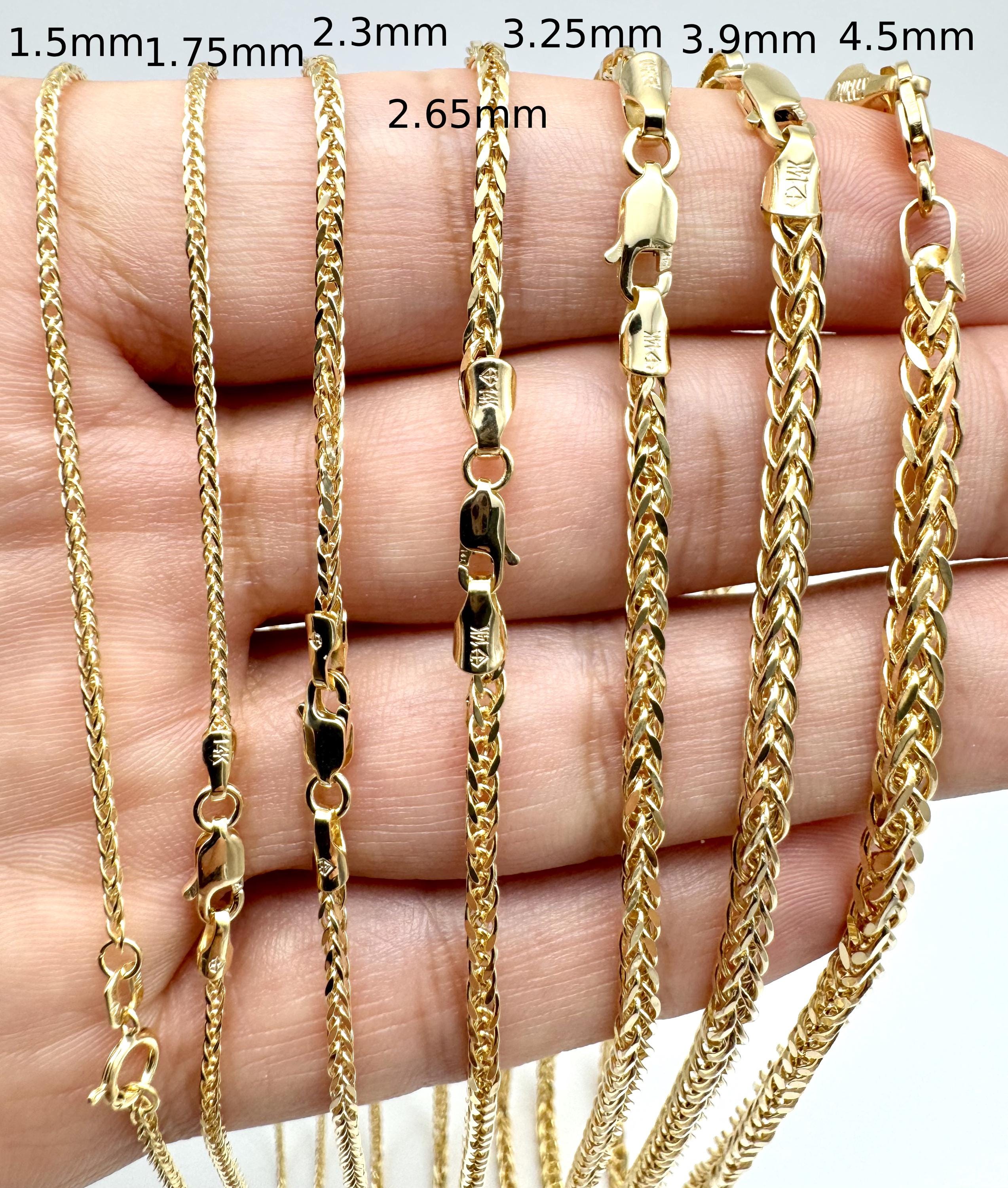 585 italy gold chain - Etsy 日本