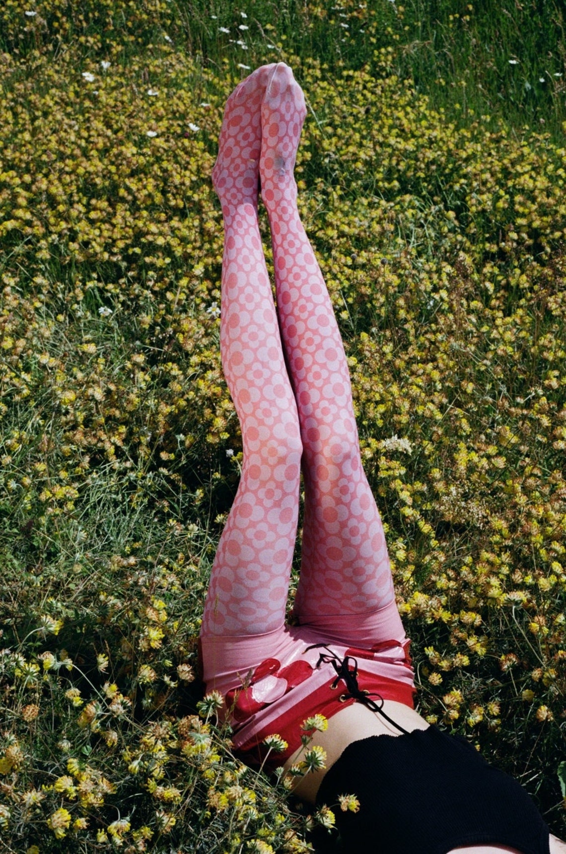 60s 70s Style Daisy Print Tights / Mod / Groovy / Flower Power - Etsy