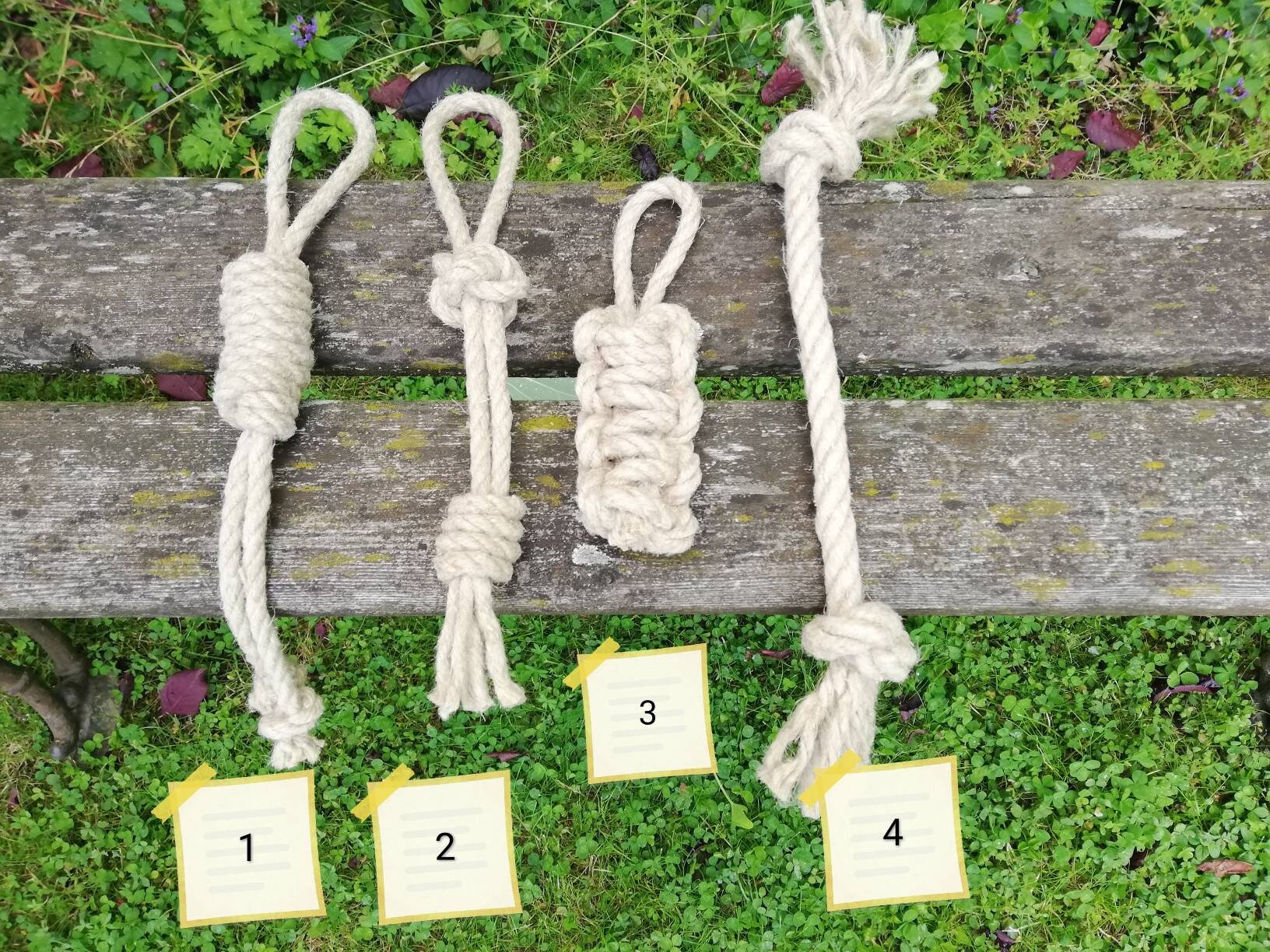 Jouet Pour Chien en Chanvre Naturel Fait Main