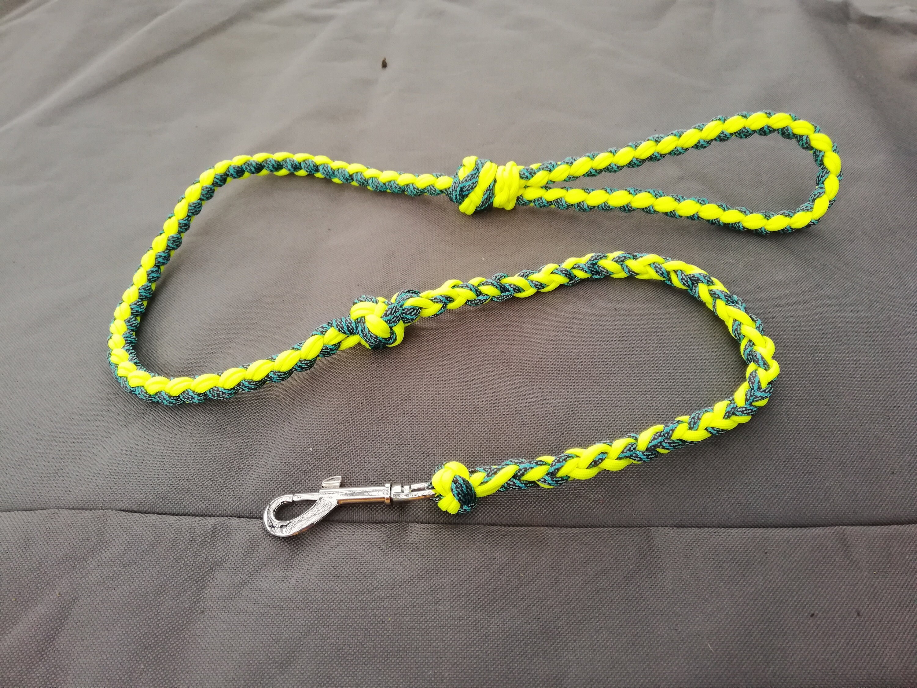 Laisse Longue en Paracorde Pour Chien Fait Main