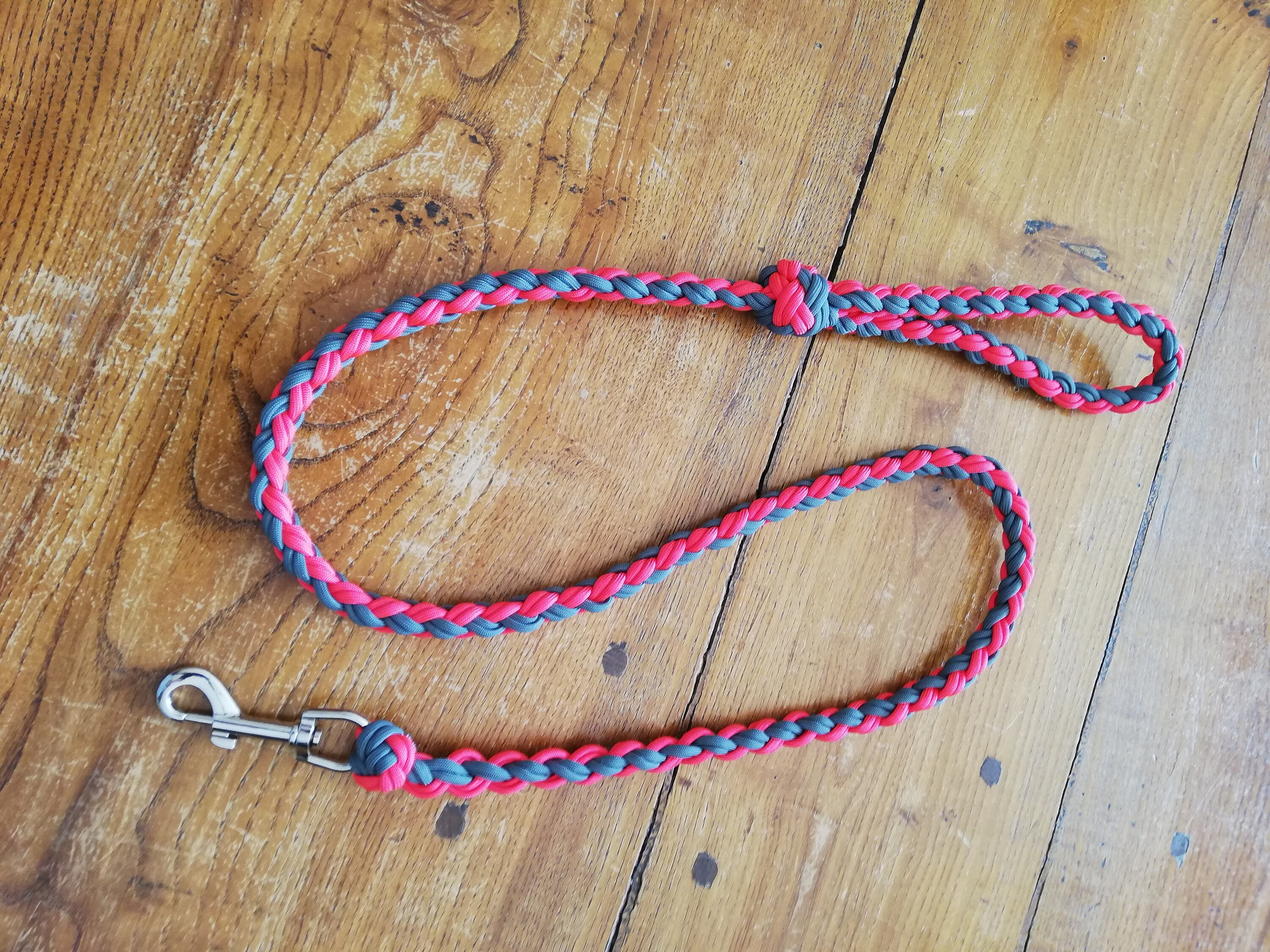 Laisse en Paracorde Pour Grand Chien Fait Main