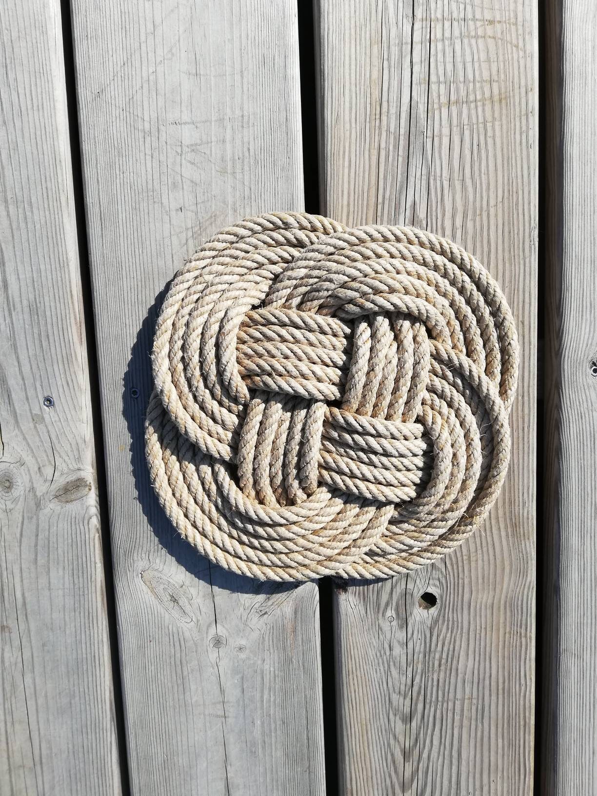 Paillet Marin Dessous de Plat en Chanvre Fait Main