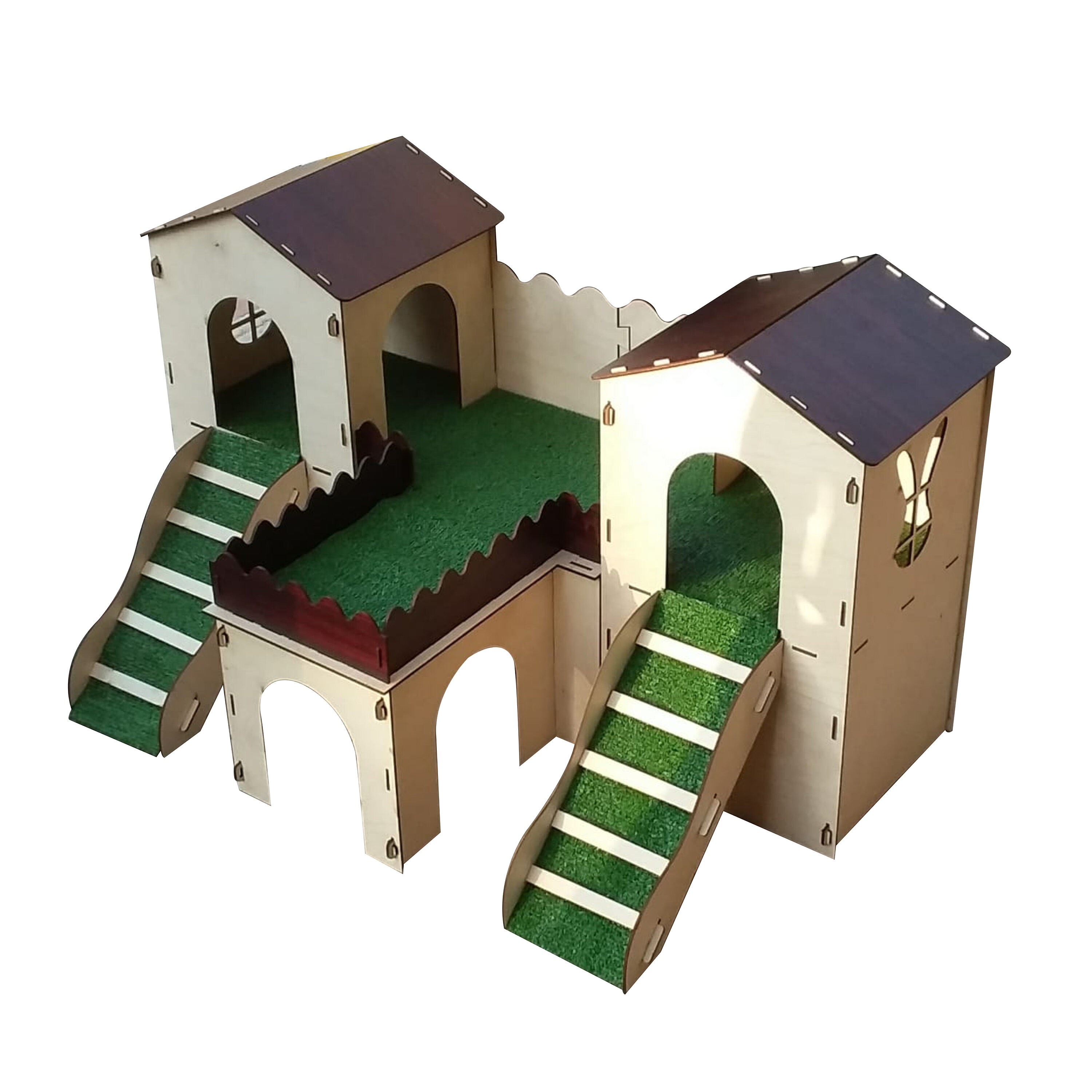 Wooden Rabbit House Rabbit House Wood Rabbit House Indoor Etsy