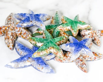 Asher the Recycle Marble Resin Starfish