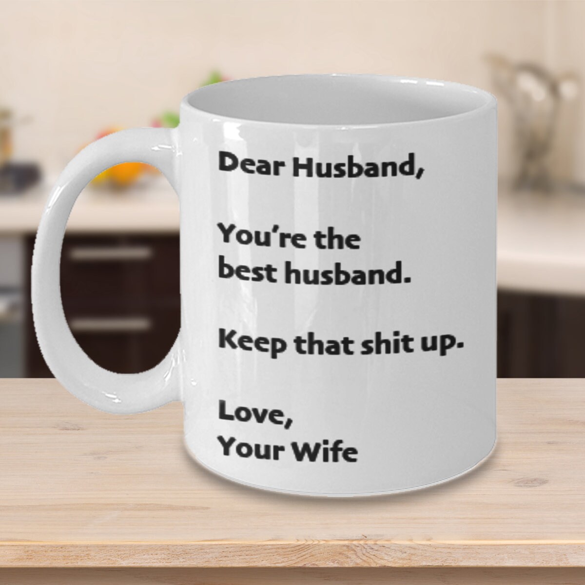 Custom coffee mug husband gift you're the best husband Etsy