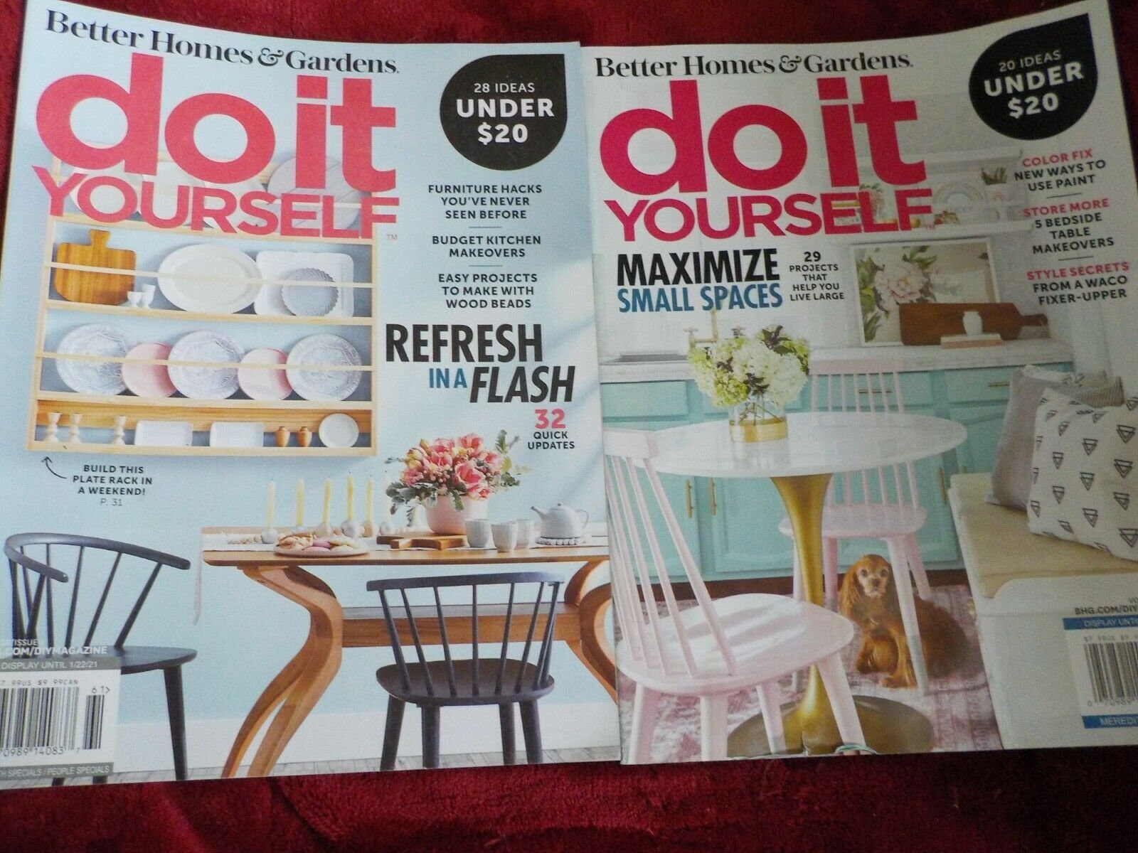 DO it yourself Refresh Maximize 2021 2 magazines Better Homes Etsy