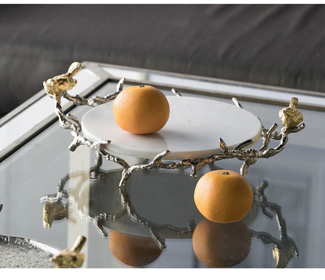 Marble Coffee Table Tray in Rustic Frame Vanity Tray Home Etsy UK