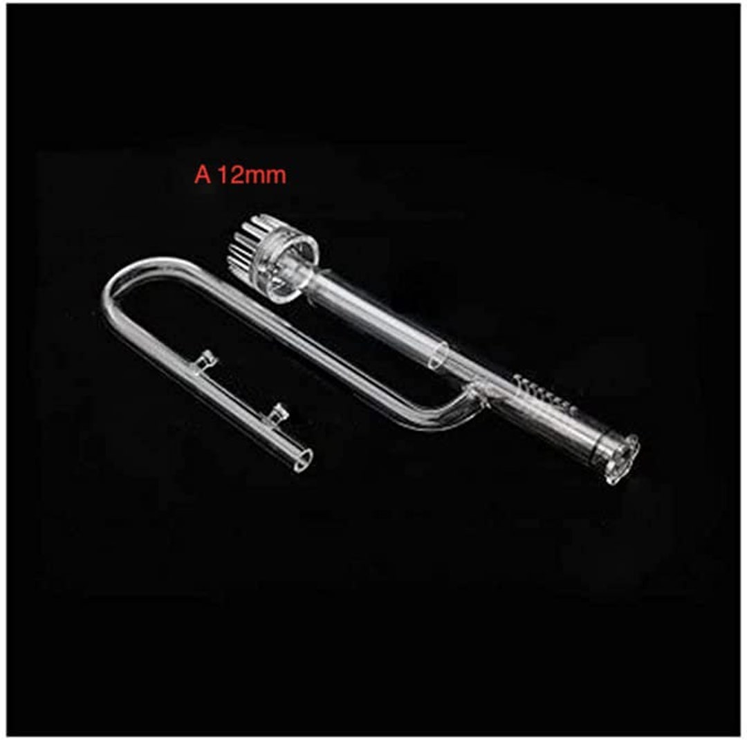 Plant Aquarium Glass Lily Pipe Inflow and Lily Pipe Outflow for