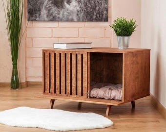 Bungalo dog house, puppy crate house, modern dog house, dog bed, wooden dog house, wooden dog kernel, dog furniture, puppy bed