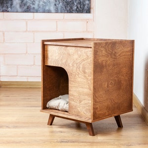 Wudo Pet house, Modern Cat House, Cat Bed, Wood Cat House, Pet House, Pet Furniture, Dog Furniture, Cat Furniture, Dog Crate, Dog Kennel