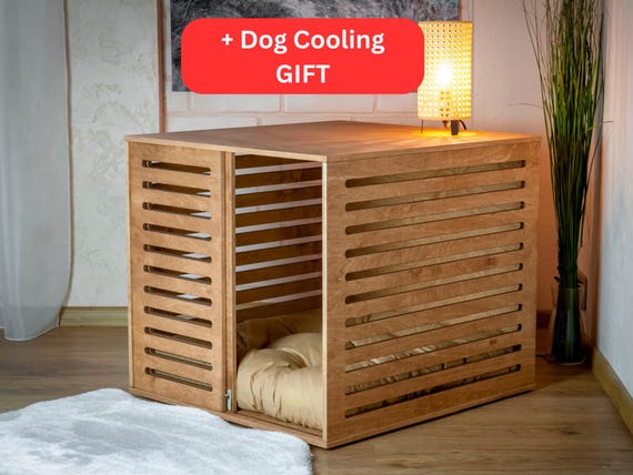 Lumio H pet house, modern indoor dog crate, dog bed, wooden dog house, wooden kernel, dog crate, dog bed, dog crate furniture