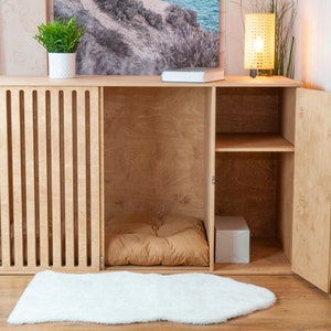 Lumio II MAX pet house, modern dog house, dog bed, wooden pet house, wooden dog kernel, dog crate, dog bed, modern cat house