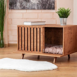 Bungalo dog house, puppy crate house, modern dog house, dog bed, wooden dog house, wooden dog kernel, dog furniture, puppy bed