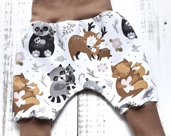 Pump pants baby pants baby boy girl animal children size. 56 - Size 98