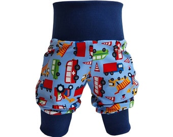 Pump pants baby child boy cars size. 56 - Size 122