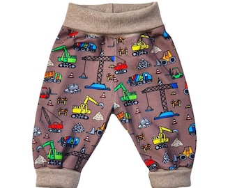 Pump pants baby child construction site size. 56 - Size 122