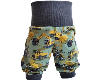 Pump pants baby child boy construction site size. 56 - Size 122